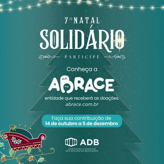 7º Natal Solidário da ADB Sindical: Solidariedade e Esperança para as Crianças da Abrace 